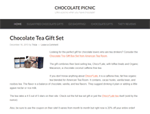Tablet Screenshot of chocolatepicnic.com